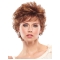 High Quality Auburn Wavy Short Capless Classic Synthetic Women Wigs