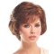 Popular Auburn Wavy Short Capless Classic Synthetic Women Wigs
