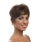 Fashion Wavy Short Brown Layered Lace New Design Synthetic Women Wigs