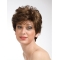 Beautiful Wavy Short Brown Layered Monofialment Fantastic Synthetic Women Wigs