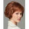 Easy Auburn Wavy Short Capless Classic Synthetic Women Wigs