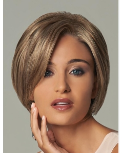 No-fuss Blonde Wavy Short Capless Synthetic Women Wigs