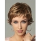 Blonde Wavy Short Monofilament Synthetic Women Wigs