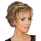 Preferential Blonde Wavy Short Capless Human Hair Women Wigs