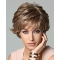 Brown Ideal Layered Wavy Short Capless Synthetic Women Wigs