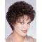 Cosy Brown Wavy Short Monofilament Synthetic Women Wigs