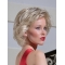 Traditional Blonde Wavy Short Hand-Tied  Classic Synthetic Women Wigs