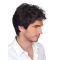 High Quality Monofilament Wavy Short Human Hair Men Wigs