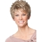Gentle Blonde Wavy Short Capless Petite Synthetic Women Wigs