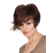 Comfortable Wavy Short With Bangs Monofilament Synthetic Women Wigs