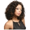 Durable Curly Shoulder Length Lace Front Synthetic Women Wigs
