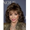 Classic Curly Shoulder Length Lace Front Synthetic Women Joan Collins Wigs
