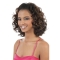 Elegant Brown Curly Shoulder Length Synthetic Women Wigs & Half Wigs