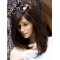Straight Shoulder Length Monofilament Human Hair Women Wig