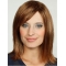 Blonde With Bangs Synthetic 14" Straight Medium Length Wigs For Women