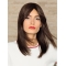 Straight Shoulder Length Without Bangs Wigs Hand-Tied  Human Hair Women Wigs