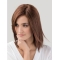 Auburn Straight Shoulder length Without Bangs Monofilament Synthetic  Women Wigs