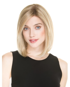 Blonde Straight Shoulder Length Lace Front New Human Hair Women Wigs