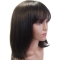 Brown Online Medium Straight Capless Human Hair Women Wigs