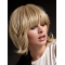 So Great Blonde Shoulder Length Straight With Bangs New Design Human Hair Women Wigs