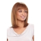 Good Monofilament Straight Shoulder Length Synthetic Women African American Wigs