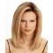 Affordable Blonde Straight Shoulder Length  Lace Front Human Hair Women Wigs