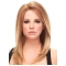 Traditional Auburn Straight Shoulder Length Lace Front Human Hair Women Wigs