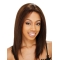 Glamorous Auburn Straight Shoulder Length Lace Front Human Hair Women Wigs