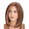 Auburn  Straight Shoulder Length Lace Front  Human Hair Women Wigs