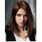 Good Auburn Straight Without Bangs Shoulder Length Lace Front  Remy Human Hair Women Wigs
