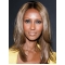 Medium Straight Without Bangs Lace Front Synthetic Women Iman Wigs