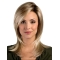 Tempting Blonde Straight Shoulder Length Capless Synthetic Women Wigs