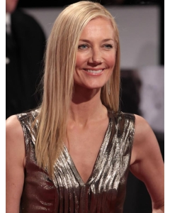  Shoulder Length Straight Without Bangs Hand-tied Human Hair Wigs for Lady 