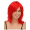  Shoulder Length Red  Straight Capless Synthetic Women Wigs