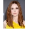 Beautiful Blonde Straight Shoulder Length Without Bangs Capless Synthetic Karen Gillan Wigs