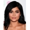  Black  Straight Without Bangs Medium Length Lace Front Remy Human Hair Kylie Jenner Wigs