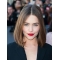 Blonde Straight Shoulder Length Lace Front Synthetic Emilia Clarke Wigs