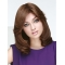 Wavy Brown Shoulder Length Human Hair  Bob Wig Women'S Accessories