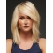 Blonde Wavy Shoulder Length Monofilament Layered Human Hair Women Wigs