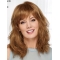 Auburn Wavy With Bangs High Quality Capless Synthetic Women Wigs