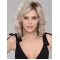  Platinum Blonde Wavy With Bangs Synthetic Women Wig 