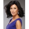 Shoulder Length Wavy Monofilament Layered Human Hair Women Wigs