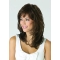 Monofilament Shining Wavy With Bangs Synthetic Medium Women Wigs