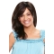 Comfortable Medium Wavy Black Lace Front Synthetic Women Wigs