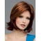  Preferential Auburn Medium Wavy Mono Top Synthetic Women Wigs
