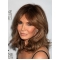 Beautiful and Feminine Shoulder-hitting Layered Wavy Lace Front Human Hair Jacklyn Smith Wig