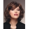 Fabulous New Design  Auburn Shoulder Length Wavy With Bangs Capless Synthetic Women Wigs