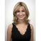 Shining Blonde Wavy Shoulder Length Synthetic Wigs