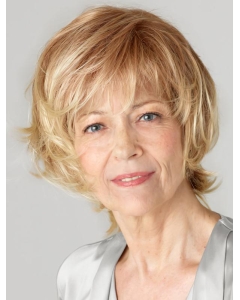 So Great Blonde Shoulder Length Wavy Layered Fantastic Wigs