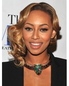 Ideal Blonde Wavy Shoulder Length Lace Front Synthetic Women Wigs